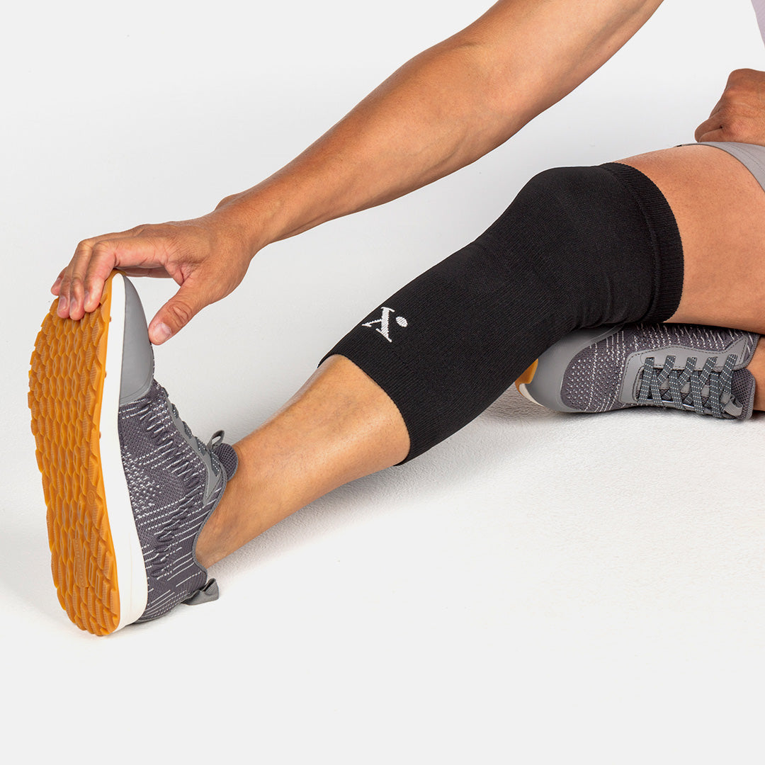 Manchons mollet de compression X-Sport - Effort et récupération - Noir et Bleu Manchons mollet de compression X-Sport - Effort et récupération - Noir et Bleu