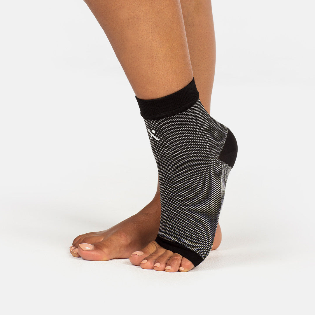 Zensah Ankle/Calf Compression Sleeves Black Large