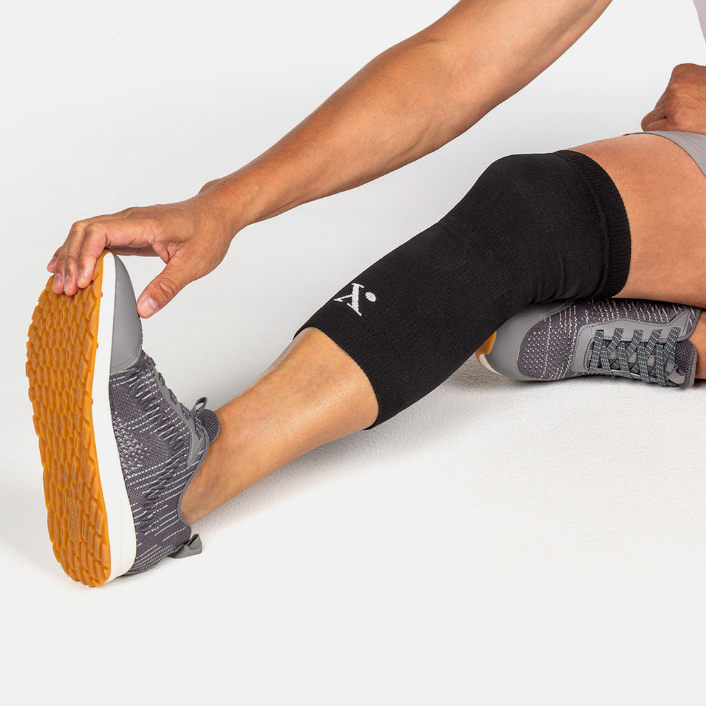 T-25 thigh compression garment to enhances dynamic knee control