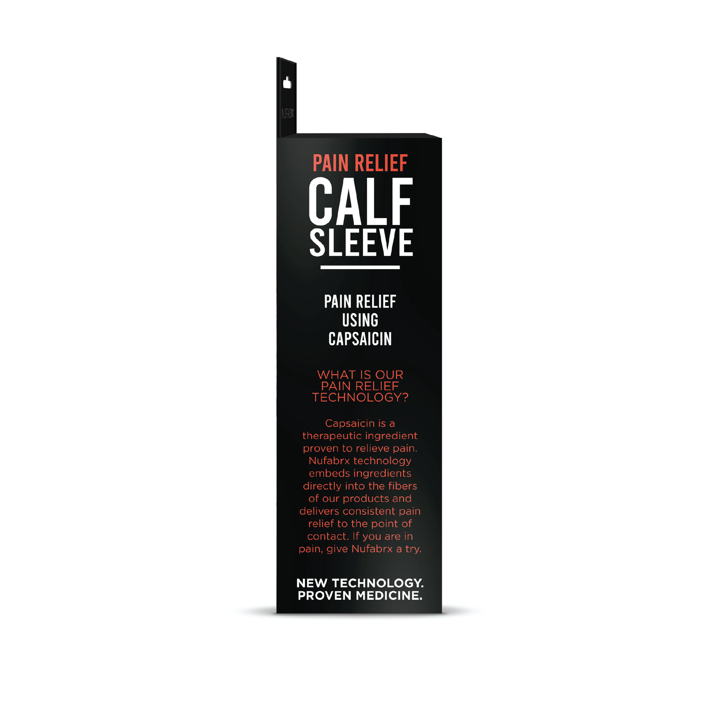 Calf Sleeve (C1). 1/8” nylon, 2-sides neoprene. 11” calf sleeve. Latex –  New Options Sports